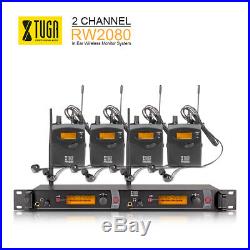 In Ear Monitor System! 4 receivers Monitoring SR2050 Type for stage with MONO