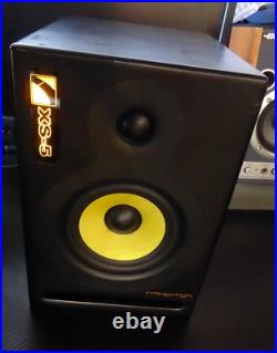 Intimidation XS5 Studio Monitors Speakers Active Black yellow Light Up Bass