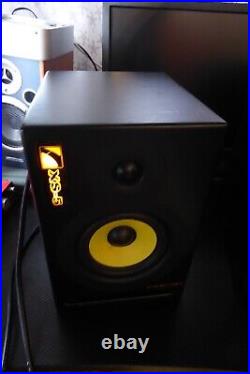 Intimidation XS5 Studio Monitors Speakers Active Black yellow Light Up Bass