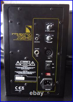 Intimidation XS5 Studio Monitors Speakers Active Black yellow Light Up Bass