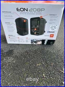 JBL EON208P Mobile PA Personal PA System With 8 Channel Mixer Bluetooth