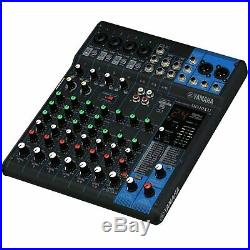 JBL EON615 15 Powered DJ PA Loud Speakers Pair with Yamaha MG10XU Mixer Package