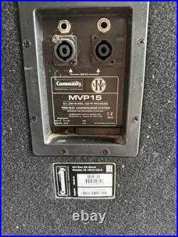 JOB LOT 2 x Wharfedale Pro EVP-X15 and 2 x Community MVP 15 Speakers