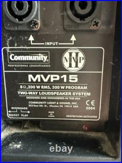 JOB LOT 2 x Wharfedale Pro EVP-X15 and 2 x Community MVP 15 Speakers