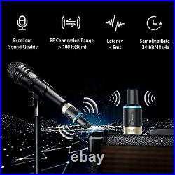 JOYO 5.8GHz Microphone Wireless System Transmitter & Receiver 4 Channels Dynamic