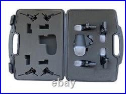 JTS TXB-5M1 5 Piece Drum Microphone Package with clips and Case BRAND NEW