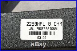 Jbl Vertec 4880 Dual 18 Subwoofer Line Array Element (lot Of 2)