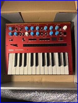 KORG Monophonic Analog Synthesizer Monologue Red Synth Boxed MIDI USB. Boxed