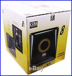 KRK 8S v2 8 109w Powered Studio Subwoofer withClass D Amplifier In MDF Enclosure