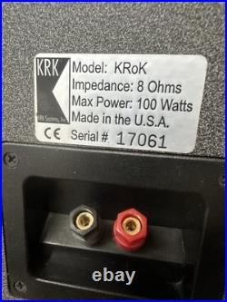 KRK K-ROK' Made in USA' studio monitors' Pair