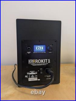 KRK RP5-G4 Studio Monitors Pair Excellent Condition with Cables