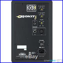KRK Rokit 5 G3 RP5 Active Studio Monitors x 2 + FREE Isolation Pads & Leads