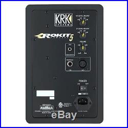 KRK Rokit RP5G3 5 Powered Monitors Pair + M-Audio Recording Interface Package