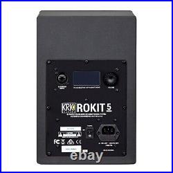 KRK Rokit RP5G4 5 Powered Studio Monitor Speakers w Professional Condenser Mic