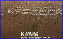 Kawai K1M Vintage Desktop Synthesizer Module Untested