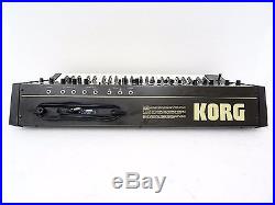 Korg DELTA DL-50 Vintage Analog Synthesizer with Hard Case & Cover RARE AS IS