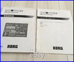 Korg ElecTribe SX ESX-1 Music Production Station WithAC Adapter Box set Used Japan