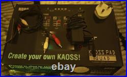 Korg Kaoss KP Pad Quad Dynamic Effect Processor Sampler with adapter