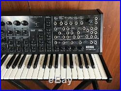 Korg MS-20 Original Analog Mono Synth Pro overhauled with patch cables