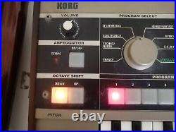 Korg Microkorg Synthesizer and Vocoder Keyboard with power supply