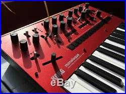 Korg Monologue Monophonic Analog Synthesizer Red with PSU