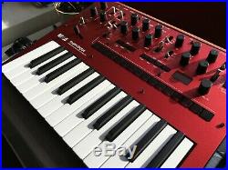 Korg Monologue Monophonic Analog Synthesizer Red with PSU