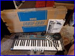 Korg Poly-800 With Tape And Manual Fully In Original Box Tested