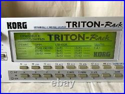 Korg Triton Rack Synthesizer/Sampler Workstation Ver 1.5.1