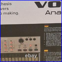 Korg volca keys Analogue Synthesiser 27-Key Sequencer Speakers MIDI In