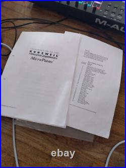 Kurzweil MicroPiano MIDI Sound Module with Power Supply and Printed Manual