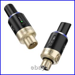 LEKATO Wireless Microphone Transmitter Receiver System 5.8GHz XLR Plug On 100FT