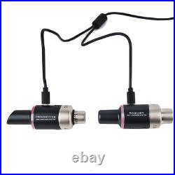 LEKATO Wireless Microphone Transmitter Receiver System 5.8GHz XLR Plug On 100FT