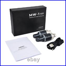 LEKATO Wireless Microphone Transmitter Receiver System 5.8GHz XLR Plug On 100FT