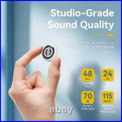 Lark M2 Wireless Lavalier Microphone Compatible with iPhone, MFi Certified, 300m