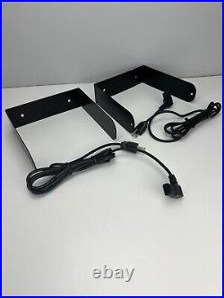 Lot of 2 Anchor AN-1000X 2 Way Powered Portable Speaker Monitor Brackets Cord