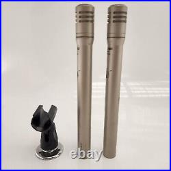 (Lot of 2) Shure SM81 Condenser Wired Professional Microphone Untested