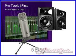 M AUDIO Home Recording Bundle Studio Package Samson M Audio AV32 Monitors