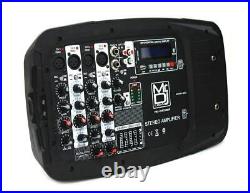 MR DJ PBX210COMBO PORTABLE ALL IN ONE PERSONAL PA/DJ SYSTEM 2X10 3000W Bluetooth