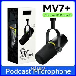 MV7+ Podcast Microphone With Voice Isolation Technology And LED Panel