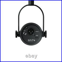 MV7+ Podcast Microphone With Voice Isolation Technology And LED Panel