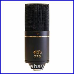 MXL 770 Large Diaphragm Studio Condenser Microphone + Shockmount & Carrry Case