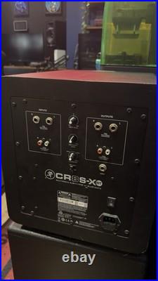 Mackie CR8S-XBT Subwoofer Bluetooth Wired, Black, TRS Stereo L/R RCA