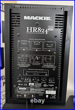 Mackie HR824 MK 1 Active Studio monitors In Excellent Condition