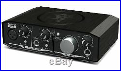 Mackie Onyx Artist 1.2 2x2 USB Recording Interface+Studio Microphone+Headphones