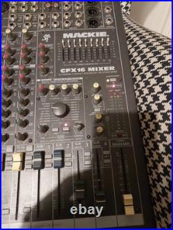 Mackie cfx16 mk2 16 channel compact integrated live sound mixer
