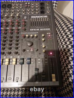 Mackie cfx16 mk2 16 channel compact integrated live sound mixer