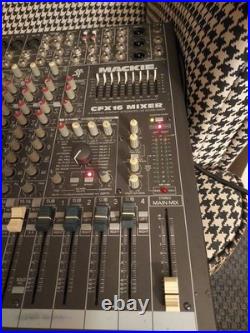 Mackie cfx16 mk2 16 channel compact integrated live sound mixer