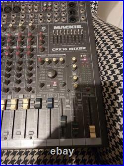 Mackie cfx16 mk2 16 channel compact integrated live sound mixer