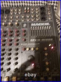 Mackie cfx16 mk2 16 channel compact integrated live sound mixer