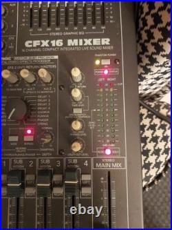 Mackie cfx16 mk2 16 channel compact integrated live sound mixer